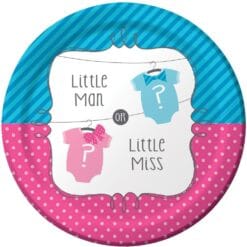 Bow or Bow tie? Plates 9" 8CT