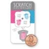 Bow Or Bow tie Scratchoff Game GIRL 12CT