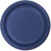 Navy Plate Paper 9&Quot; 24Ct