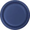 Navy Plate Paper RND 10" 24CT 1 Navy Plate Paper Rnd 10&Quot; 24Ct