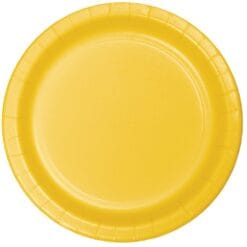 SB Yellow Plate Paper 7" 24CT