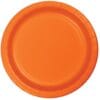 Orange Plate Paper 7" 24CT