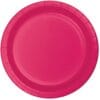 Hot Magenta Plate Paper 9" 24CT 2 Hot Magenta Plate Paper 9&Quot; 24Ct