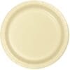 Ivory Plate Paper 9&Quot; 24Ct