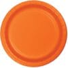 Orange Plate Paper 9" 24CT 1 Orange Plate Paper 9&Quot; 24Ct
