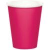 Hot Magenta Cups Paper 9oz 24CT 2 Hot Magenta Cups Paper 9Oz 24Ct