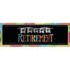 Retirement Chalk Giant Party Banner