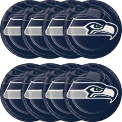 Seattle Seahawks Plates Dinner 9&Quot; 8Ct