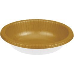 Glittering Gold Paper Bowls 20oz 20CT