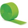 Fresh Lime Green Crepe Streamer 81Ft