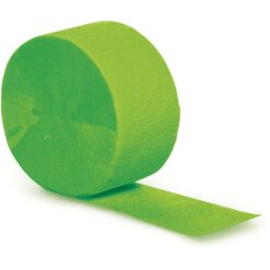 Fresh Lime Green Crepe Streamer 81ft