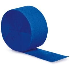 Cobalt Blue Crepe Streamer 81ft