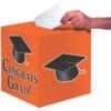 Grad Card Box 9" Orange 1 Grad Card Box 9&Quot; Orange