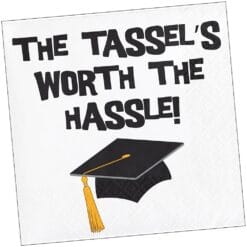 Tassel Hassle Grad Napkins Beverage 16CT