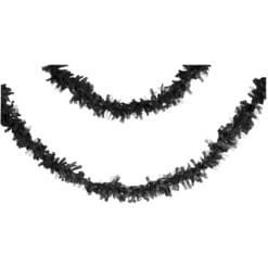 Black Velvet Tissue Garland 25FT