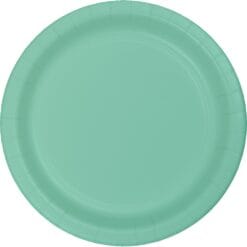 Fresh Mint Plate Paper RND 10" 24CT