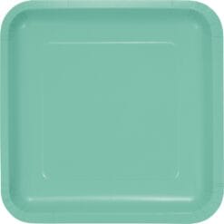 Fresh Mint Plate Paper SQR 9" 18CT
