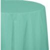 F Mint Tablecover 82" RND Plastic