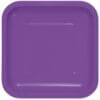 Am Purple Plate Paper Sqr 7&Quot; 18Ct
