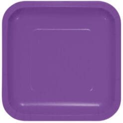 Am Purple Plate Paper SQR 7" 18CT
