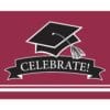 Burgundy Grad Invitations 25CT 2 Burgundy Grad Invitations 25Ct