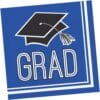 Blue Grad Napkins Lunch 36Ct