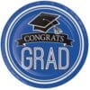 Blue Grad Plates Lunch 7" 18CT 1 Blue Grad Plates Lunch 7&Quot; 18Ct