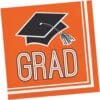 Orange Grad Napkins Lunch 36Ct