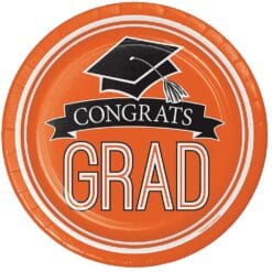 Orange Grad Plates 7" 18CT