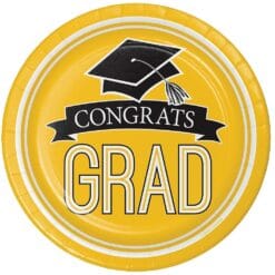 Yellow Grad Plates 7" 18CT