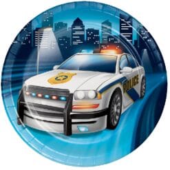 Police Party Plates 7" 8CT