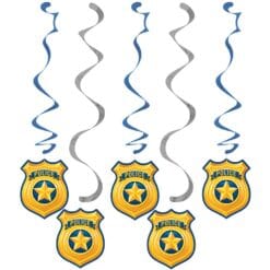 Police Party Dizzy Danglers Astd 5CT