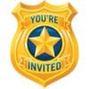 Police Party Invitations PSCD 8CT