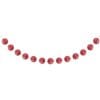 Classic Red Mini Honeycomb Garland 9Ft