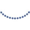 Cobalt Blue Mini Honeycomb Garland 9Ft
