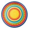 Painted Pottery Plates 7&Quot; 8Ct