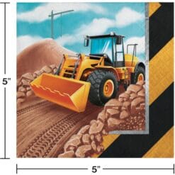 Big Dig Construction Napkins BVG 16CT