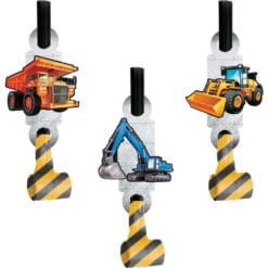Big Dig Construction Blowouts w/Medallions 8CT