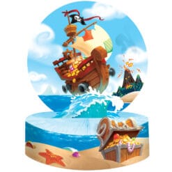 Pirate Treasure Honeycomb Centerpiece