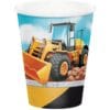 Big Dig Construction Cups H/C 9Oz 8Ct
