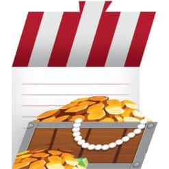 Pirate Treasure Invitations 8CT 7 Pirate Treasure Invitations 8Ct