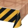 Big Dig Construction Table Cover Plastic 54X102