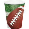 Football Party Cups Hot/Cold 9oz 8CT 2 Football Party Cups Hot/Cold 9Oz 8Ct