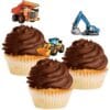Big Dig Construction Cupcake Picks 12CT