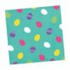 Foil Easter Eggs Napkins Beverage 16Ct