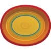 Summer Pottery Platter Oval 10&Quot; 8Ct