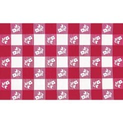 Red Gingham Stayput Tablecover Pl 29X72