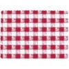 Red Gingham Placemats Printed Paper 50Ct
