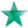 Star Foil Cutout 12&Quot; Green