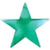 Star Foil Cutout 5" Green 2 Star Foil Cutout 5&Quot; Green